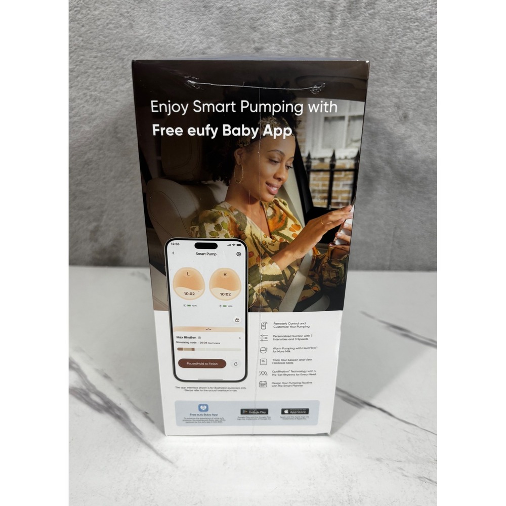 Eufy Wearable Breast Pump S1 Pro OS Beige New HeatFlow Hospital Grade sealed - Picture 4 of 4